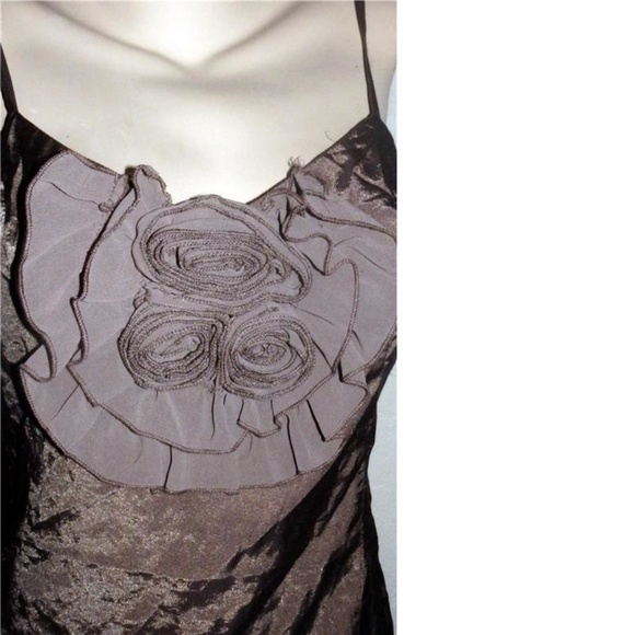 Anthropologie Esley NWOT Taupe Sexy Shirt - Picture 5 of 6